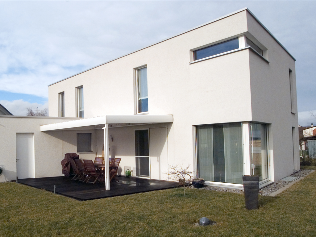 Einfamilienhaus mit Flachdach